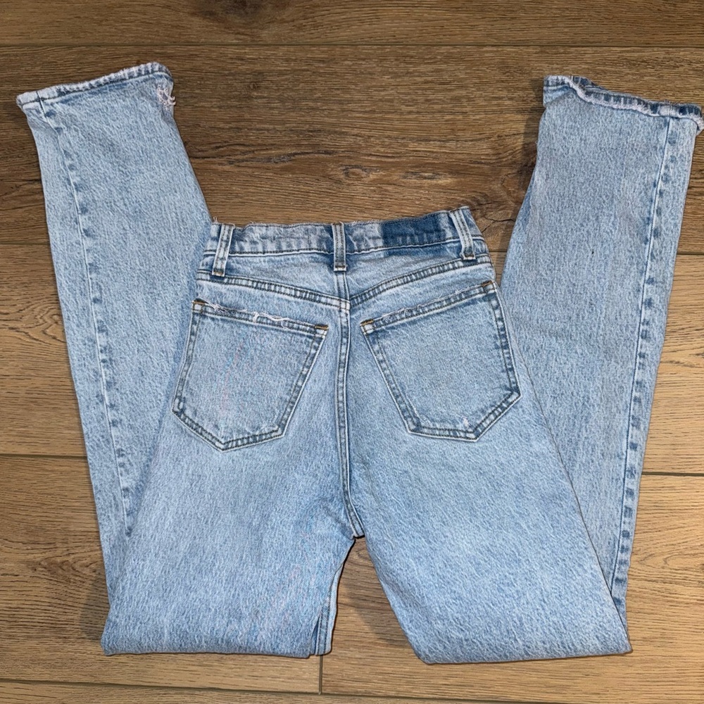 90s straight ultra high rise jeans